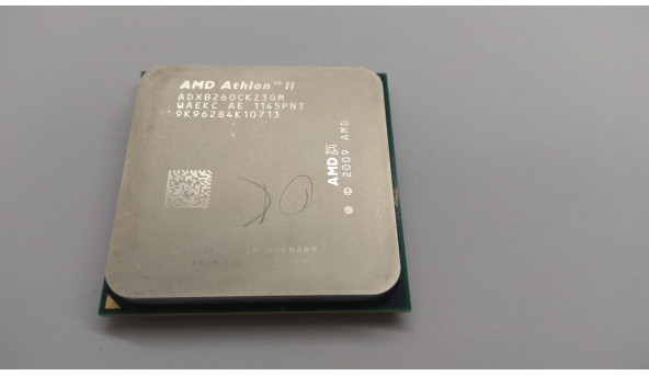 Процесор для ПК, AMD Athlon II X2 260, ADXB26OCK23GM, 2 МБ кеш-пам'яті, тактова частота 3.20 ГГц, б/в, протестований, робочий - 308123