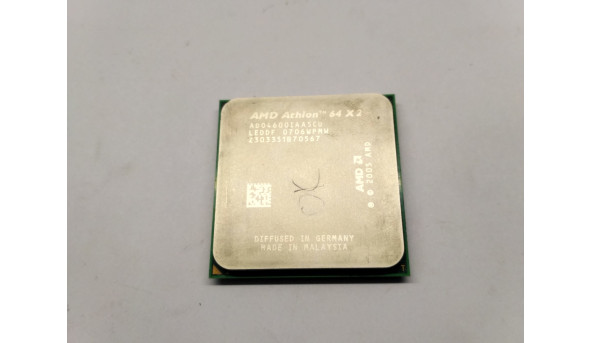  Процесор AMD Athlon 64 X2 4600+, AD04600IAA5CU , тактова частота 2.4 ГГц, Б/В