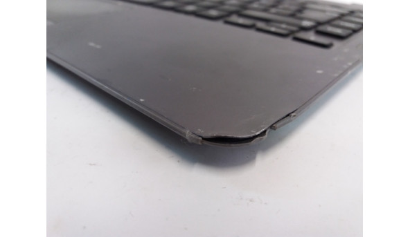 Середня частина корпуса для ноутбука Samsung NP535U4C, BA75-04159C, Б/В. Має пошкодження по периметру. Пошкоджене одне кріплення. Клавіатура неробоча. - 308144