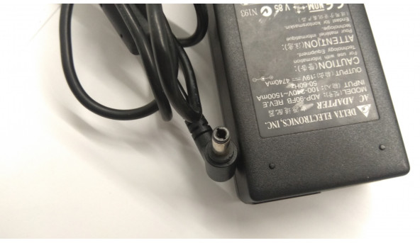 Зарядка для ноутбука Delta Electronics, INC, Model: ADP-90FB, Input: 100-240V-1500mA, 50-60Hz, Output: 19V-4740mA - 308153