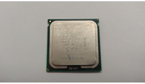 Процесор для ПК, Intel Xeon 5140, SLABN, 4 МБ кеш-пам'яті, тактова частота 2.33 ГГц, частота системної шини 1333 МГц, б/в, протестований, робочий