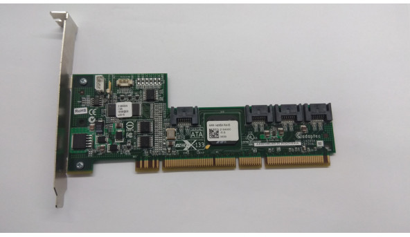 Контроллер Adaptec AAR-1420SA (PCI-X, LP) KIT SATA II, RAID 0,1,10,JBOD, 4канала, з виходом на 4 кабеля, Б/В. Без пошкодження.