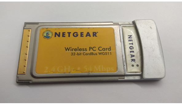 WI-Fi для ноутбука NetGear WG511, Wireless PC Card. В хорошому стані, без пошкодження.