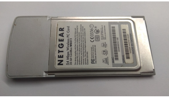 NetGear WG511, Wireless PC Card. В хорошем состоянии, без повреждений.