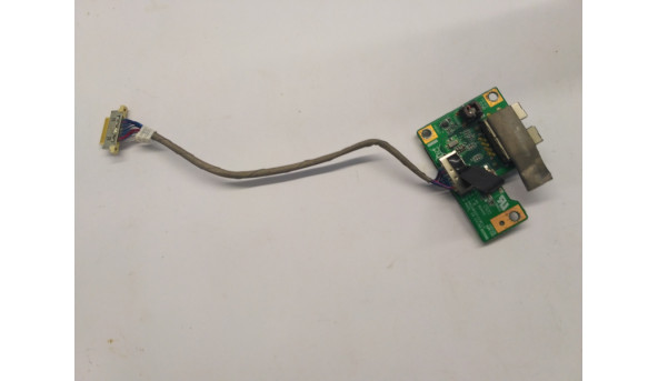 Плата з роз'ємом ETHERNET, кнопкою включення та LED індикатором, для ноутбука  Lenovo IBM IdeaPad Y530, Б/В