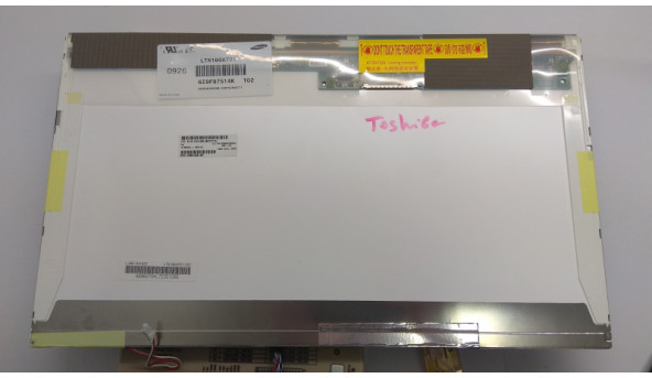 Матриця Samsung, LTN160AT01, 16.0", 30-pin, CCFL 1-Bulb, WXGA 1366x768 HD, Б/В - 308265