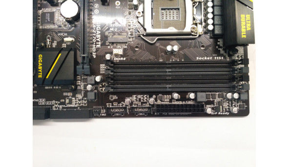  Нова Материнська плата для ПК, GIGABYTE GA-Z170-HD3P. Socket 1151, стартує, не виводить зображення. - 308338