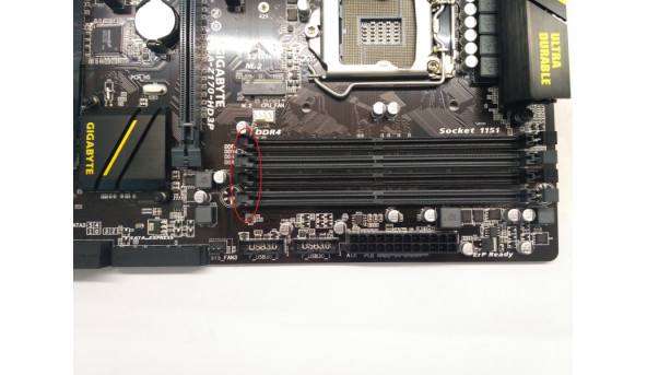  Нова Материнська плата для ПК, GIGABYTE GA-Z170-HD3P. Socket 1151 + Гарантія 3 місяці. Протестована, не працюють USB порти. - 308339