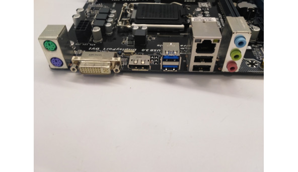 Материнська плата для ПК GIGABYTE GA-H110M-D2P, rev.1.0, Socket 1151, Б/В , протестована, повністю робоча, надається гарантія 3 місяці - 308342