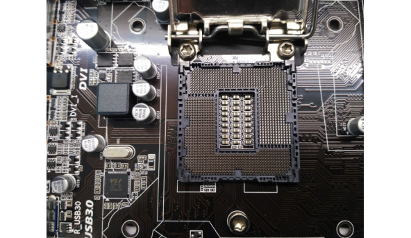 Нова Материнська плата для ПК, Gigabyte GA-H81M-D2W. Socket 1150. Протестована, плата не стартує, погнуті ніжки на процесорному роз'ємі - 308346
