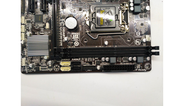 Нова Материнська плата для ПК, Gigabyte GA-H81M-D2W. Socket 1150. Протестована, плата не стартує, погнуті ніжки на процесорному роз'ємі - 308346