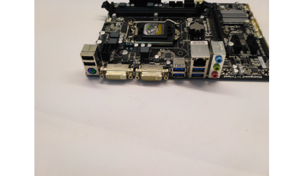 Нова Материнська плата для ПК, Gigabyte GA-H81M-D2W. Socket 1150. Протестована, плата не стартує, погнуті ніжки на процесорному роз'ємі - 308346