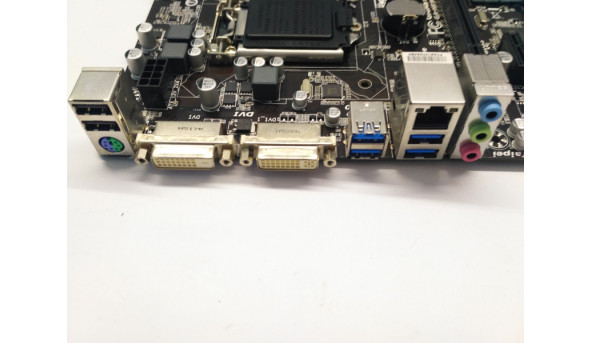 Нова Материнська плата для ПК, Gigabyte GA-H81M-D2W. Socket 1150. Протестована, материнська плата стартує, потім виключається, погнуті ніжки(фото). - 308348