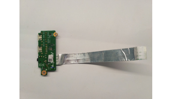 Плата з роз'ємами USB, Audio, для ноутбука Asus A56CB-XO466H, R505CM-XX300H, AS3S, K53, K56, 15.6", K56CB-XX035, 69N0N3G10C01, Б/В.В хорошому стані, без пошкоджень. - 308364