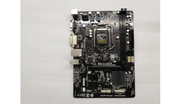 Нова Материнська плата для ПК, Gigabyte GA-H81M-DS2V (rev 1.0), Socket 1150 + Протестована, робоча. Гарантія 3 місяці. - 308375