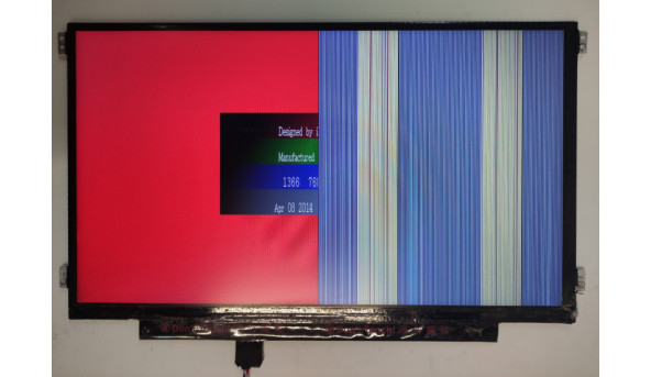 Матриця AU Optronics, B116XTN02.3 H/W:2D, 11.6", 30-pin, LED, HD 1366x768, slim, б/в. Мерехтить, має полоси та потертості від клавіатури (фото)