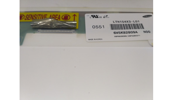 Матриця Samsung, ltn154x3-l01, CCFL 1-Bulb, 15.4", WXGA 1280x800, Б/В - 308456