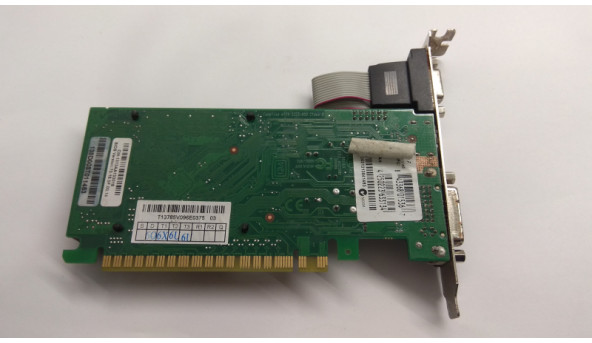 Відеокарта NVIDIA GEFORCE GF 210, P873NV-LF, Rev:1.0, 512 mb, DDR2, PCI-E 2.0, DVI-I, HDMI, VGA, Протестована, робоча, на роз'ємі DVI-I присутні сліди корозії
