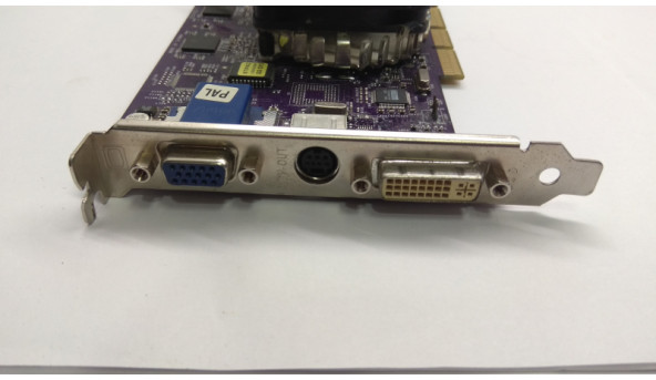Відеокарта ASUS V8440, NVIDIA GeForce 4 Ti 4400, 128MB, AGP, VGA 15-pin D-sub, TV-out, DVI, Б/В. Протестована, робоча, є сліди ремонту (фото) - 308477