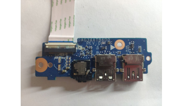 Аудіо та USB роз'єми для ноутбука HP Pavilion 15-A, dag34atb6d0, Б/В - 308503