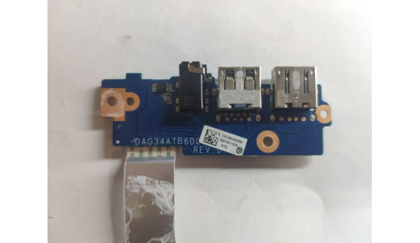 Аудіо та USB роз'єми для ноутбука HP Pavilion 15-A, dag34atb6d0, Б/В