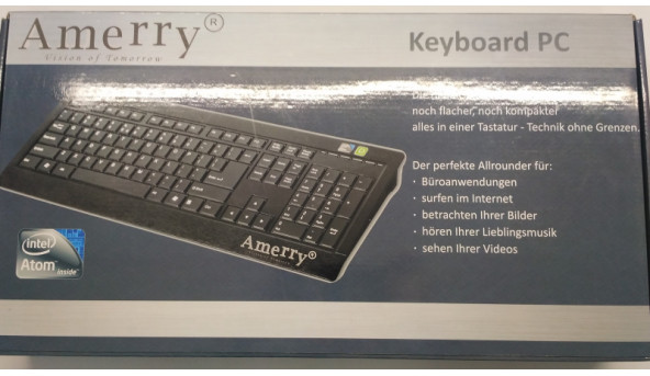 Моноблок Amerry Keyboard PC AM-AtomD525, новий, не стартує