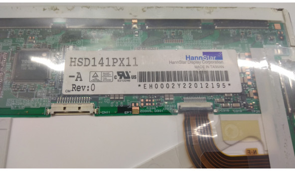 Матриця HannStar, HSD141PX11, 14.1", 10-Pin, CCFL 1-Bulb, XGA 1024x768, Б/В. Немає можливості протестувати. Присутні подряпини. - 308545