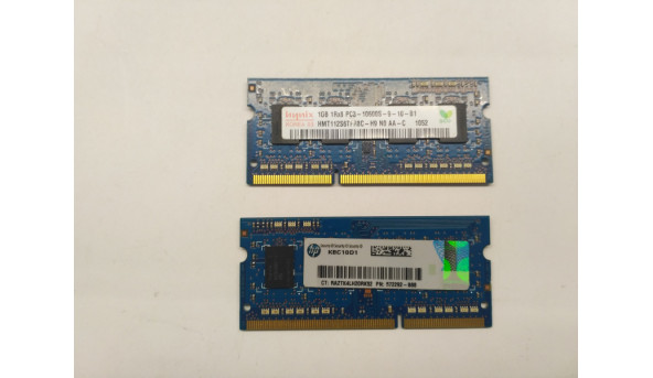 Оперативна пам'ять Hynix, DDR3 1gb SODIMM, б/в