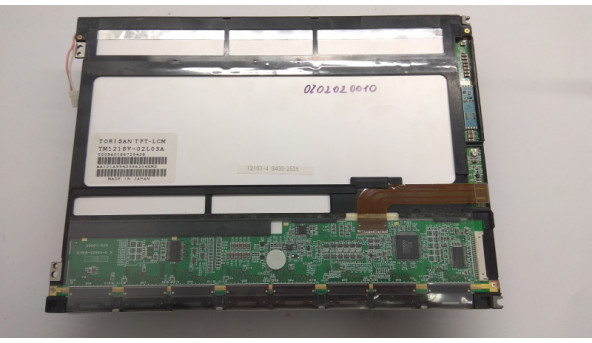 Матриця TORISAN, TM121SV-02L03A, 12.1", 20-Pin, LVDS, CCFL, 800 x 600, Б/В. Немає можливості протестувати. Є подряпини - 308567