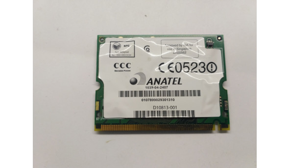 Адаптер WI-FI, знятий з ноутбука IBM Lenovo Thinkpad T43, D10813-001, C95426-001, WM3B2915ABG, Б/В - 308570