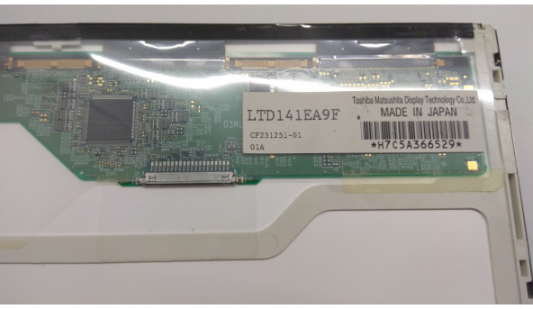 Матриця Toshiba, LTD141EA9F, 14.1", CCFL 1-Bulb, XGA 1024x768, Б/В. Немає можливості протестувати. Є сліди від клавіатури. - 308573