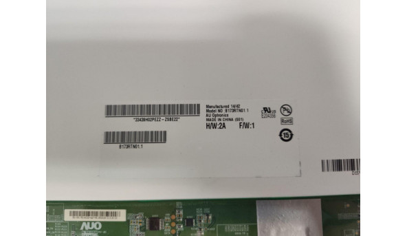 Матриця AU Optronics, B173RTN01.1, 17.3", 30-pin, LED , HD+ 1600x900, Б/В. Присутні мінімальні подряпини які при роботі не помітні - 308603