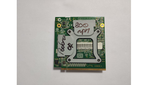 Відеокарта NVIDIA GeForce 9600m, 512 MB, MXM 2, DDR3, 128/192-bit, б/в. G96-630-A1, 180-10616, VG.9PG0Y.006, Робоча - 308610