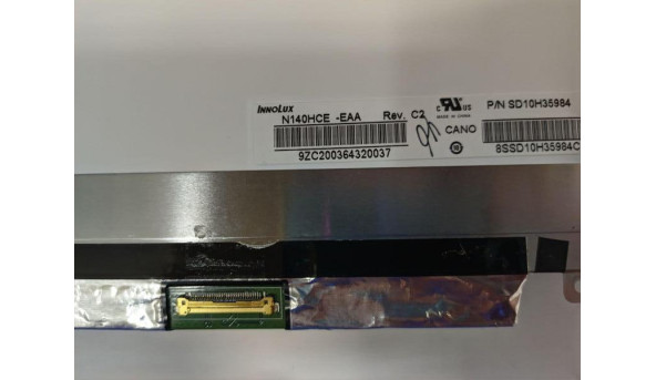 Матриця InnoLux, N140HCE-EAA Rev:C2, 14.0'', LED, FHD 1920x1080, IPS, 30-pin, Slim, б/в, Має зовнішні потертості (фото), та незначну помітну плямку (фото) - 308614