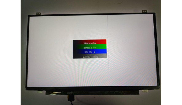 Матриця LG Display, LP140WF3 (SP)(D1), 14.0", 30-pin, FHD 1920x1080, IPS, LCD, Slim, б/в, появляються дві полоси, є засвіти - 308616