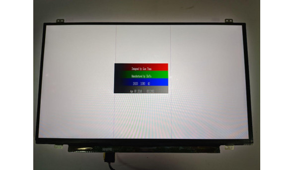 Матриця LG Display, LP140WF3 (SP)(D1), 14.0", 30-pin, FHD 1920x1080, IPS, LCD, Slim, б/в, появляються дві полоси, є засвіти - 308616