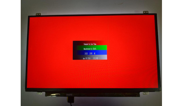 Матриця LG Display, LP140WF3 (SP)(D1), 14.0", 30-pin, FHD 1920x1080, IPS, LCD, Slim, б/в, появляються дві полоси, є засвіти - 308616