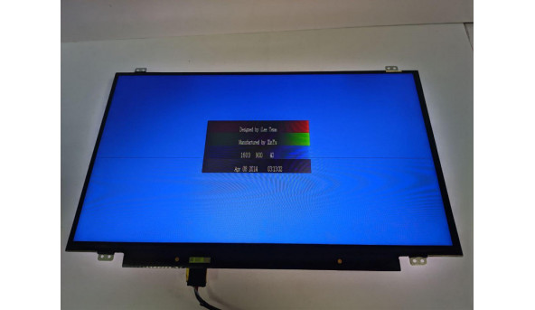 Матриця Samsung, LTN140KT13, 14.0'', LED, HD+ 1600x900, 30-pin, Slim, б/в, Нестабільне зображення, бігають полоси, та миготить зображення - 308620