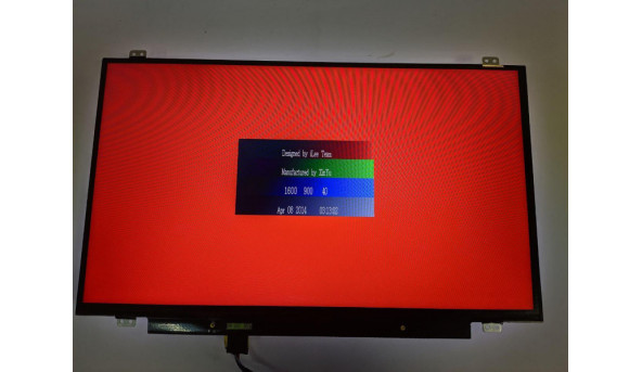 Матриця Samsung, LTN140KT13, 14.0'', LED, HD+ 1600x900, 30-pin, Slim, б/в, Нестабільне зображення, бігають полоси, та миготить зображення - 308620