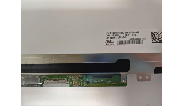 Матриця LG Display, LP140WF3 (SP)(D1), 14.0'', LCD, FHD 1920x1080, IPS, 30-pin, Slim, б/в, Присутні незначні подряпинки, на роботу не впливають - 308623