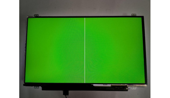 Матриця LG Display, LP140WHU(TP)(B2), 14.0", 30-pin, LCD HD 1366x768, slim, б/в, Є полоса по центрі, маленький засвіт та дві чорні цятки - 308625