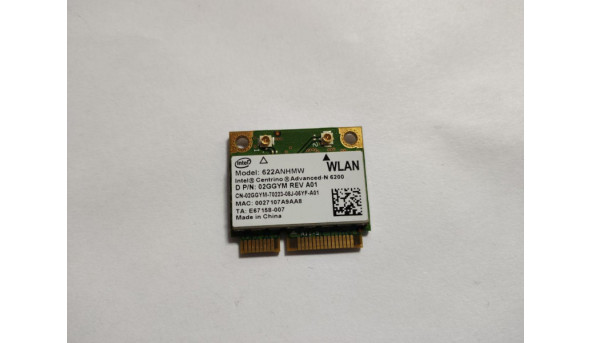 Адаптер wi-fi, знятий з ноутбука Lenovo ThinkPad T410, T410i, T510, T510i, W510, T410s, X201, X201i, X201s, Dell Latitude E5410, E6510, 622ANHMW, Б/В. В хорошому стані, без пошкоджень. - 308631