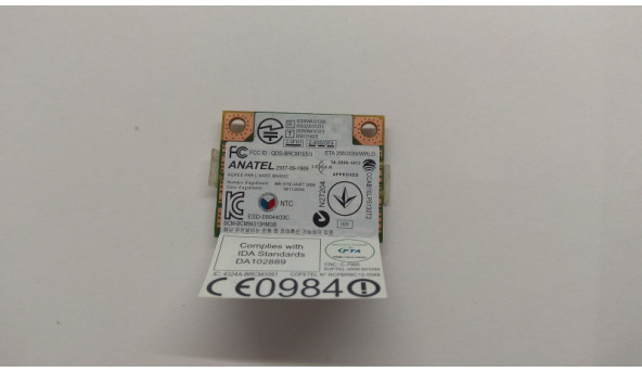 Modem WIFI, знятий з ноутбука Toshiba Satellite A200-1QN, T60M951.06, PK010000R00, Б/В. В хорошому стані, без пошкодження. - 308641