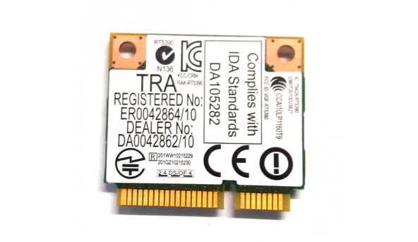 Адаптер WI-FI, модуль знятий з ноутбука Asus x55, RT5390, T77H268.00 HF, Б/В, в хорошому стані, без пошкодження. - 308648