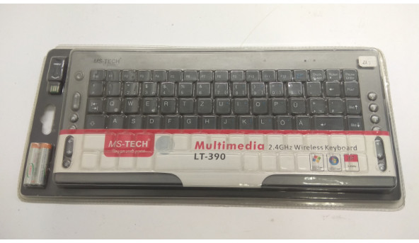 Клавіатура для ПК MS-TECH LT-390. Нова. Безпровідна, в комлекті йдуть дві батереї.