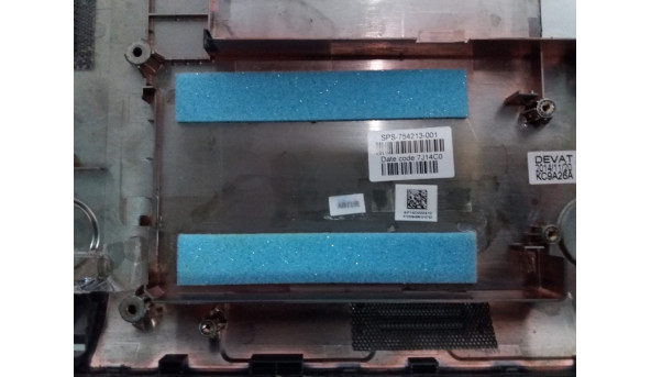 Нижня частина корпуса для ноутбука (з VGA розємом) HP 255, G3, 754213-001, AP14D000410, Б/В. Без пошкоджень. - 308730
