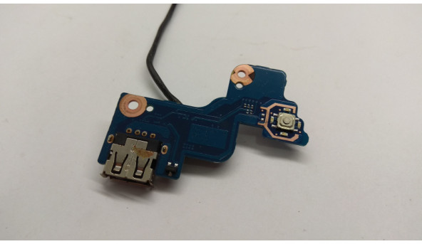 Плата з роз'ємом, USB роз'єм + Кнопка включення, Samsung RV711, NP-RV711, BA92-07502A, Б/В. В хорошому стані. без пошкоджень. - 308746