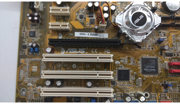 Материнська плата для ПК, ASUS K8N4-E, Rev:1.01, Socket 754, DDR, Б/В, Протестована, робоча. - 308810
