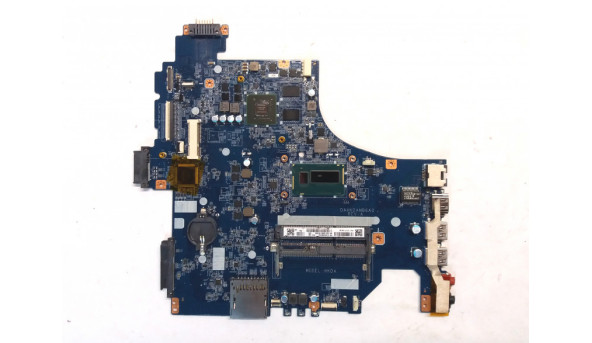 Материнська плата для ноутбука Sony Vaio SVF153A2TT SVF153A SVF153 DAHKDAMB6A0, Rev:A, Б/В.   Стартує, не виводить зображення, пошкоджено роз'єми Ram, HDD (фото).  Процесор: INTEL Core i5-4200U, SR170,  Відео: NVIDIA N14P-GV2-S-A1 GeForce GT740M,