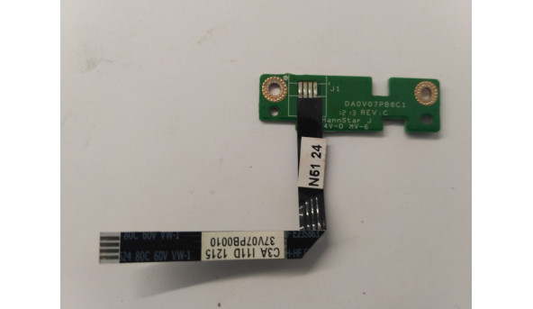 Кнопка включення для ноутбука Dell Vostro 3360, DA0V07PB6C1, REV: C, Б/В - 308908